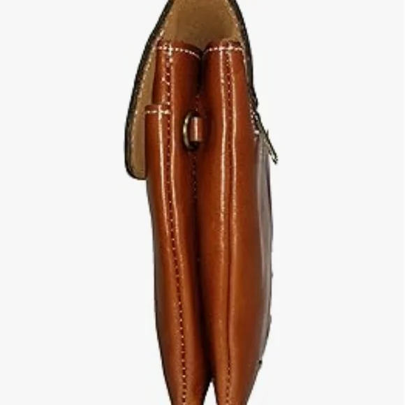 Patricia Nash Full-Grain Leather Balluri Crossbody Bag With Dustbag - Picture 6 of 9